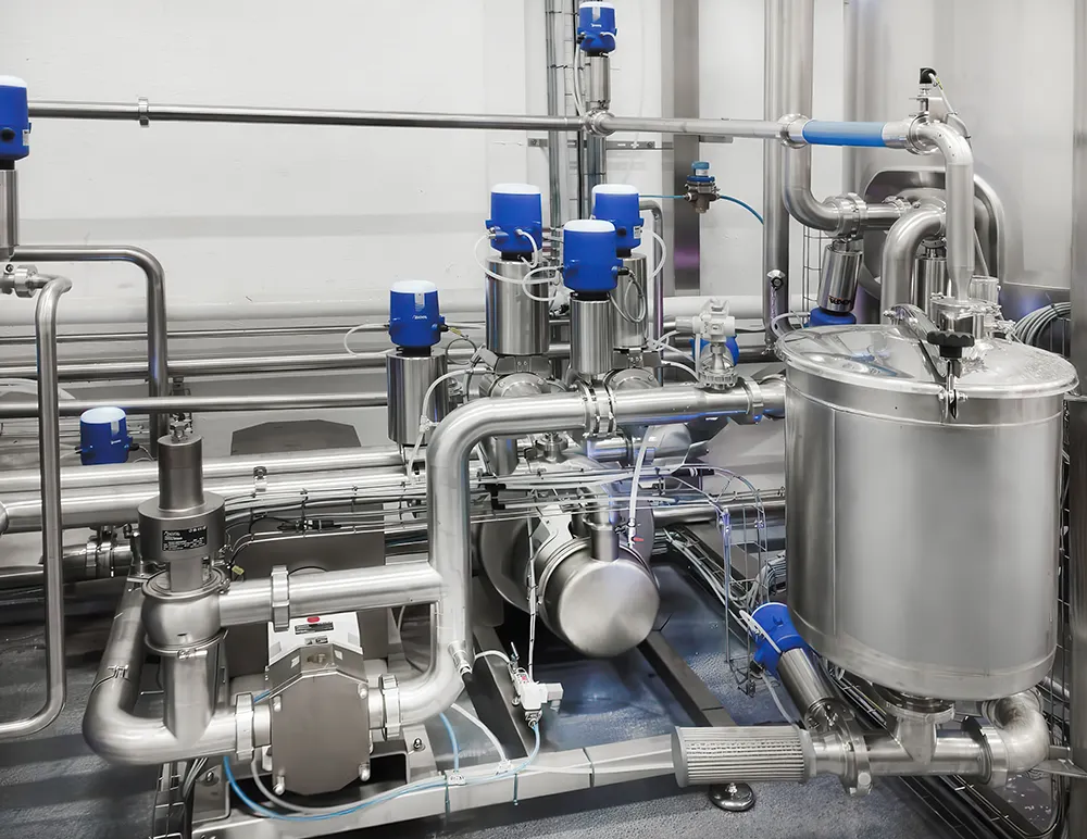 Production de nappages et de sirops pour glaces